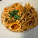 STROZZAPRETI GAMBERI E CALAMARI